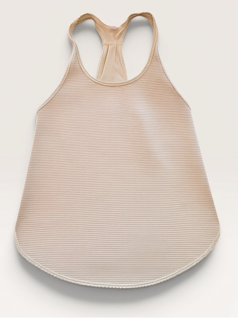 Lululemon Athletica Racerback Tank Top Women’s Size 4 Yellow Stripe